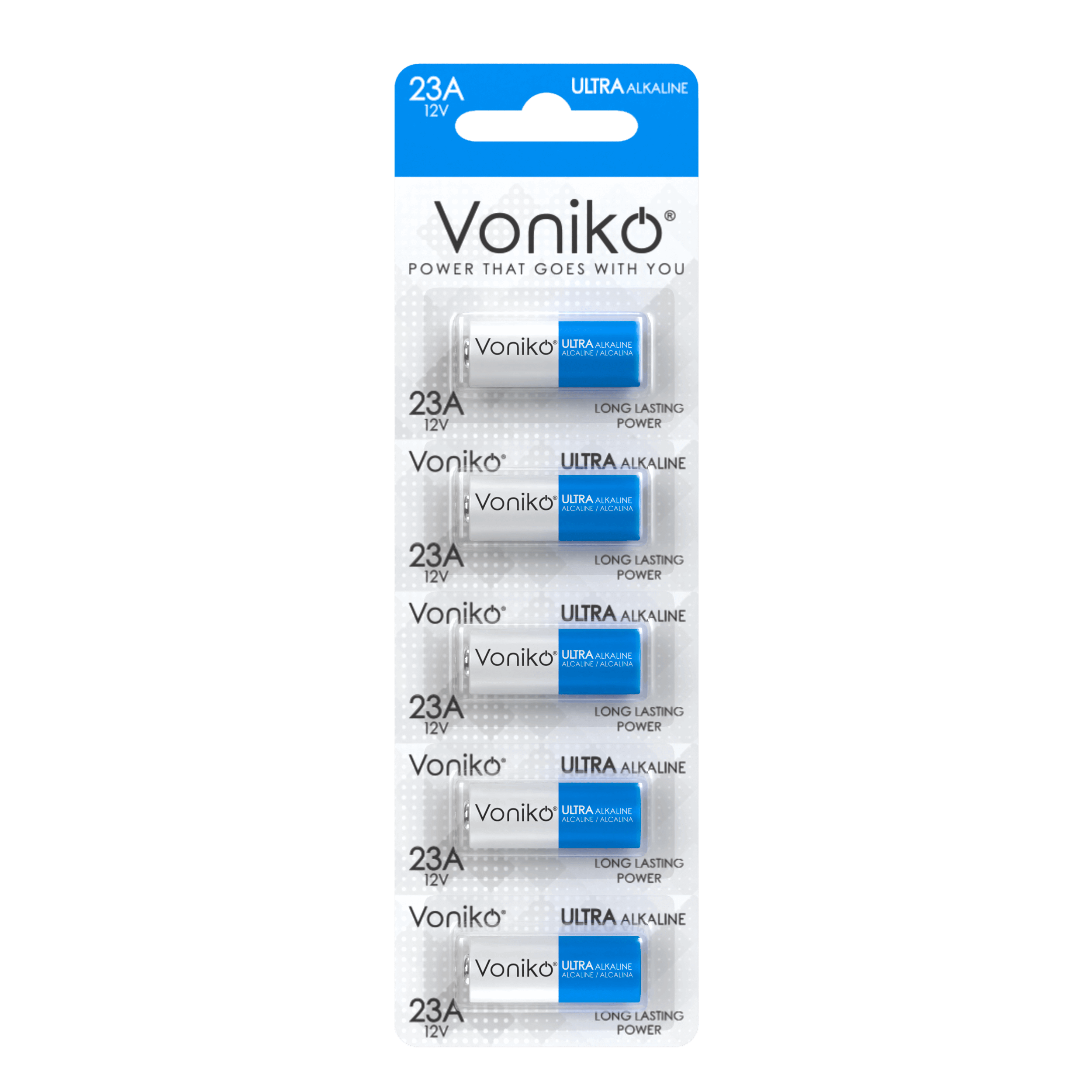 Pin kiềm Voniko 23A - 12V vỉ 5 viên